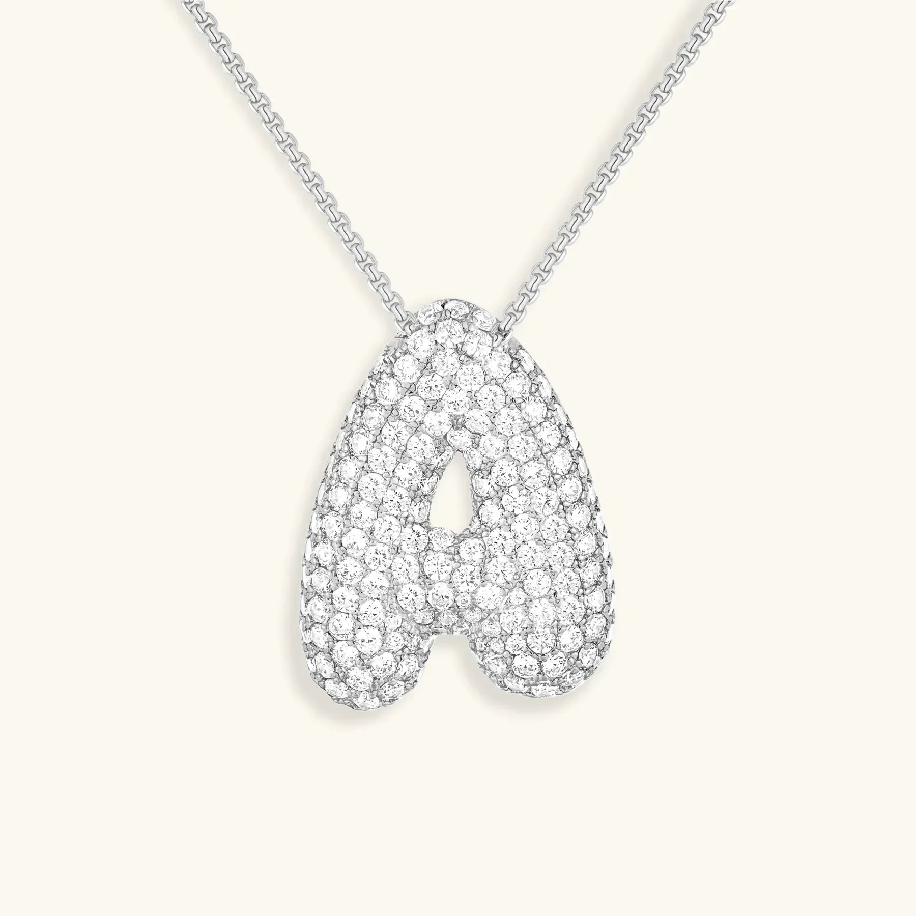 Bubble Initial Diamond kaulakoru