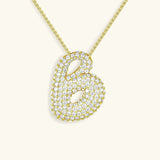Bubble Initial Diamond kaulakoru