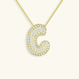 Bubble Initial Diamond kaulakoru