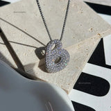 Bubble Initial Diamond kaulakoru