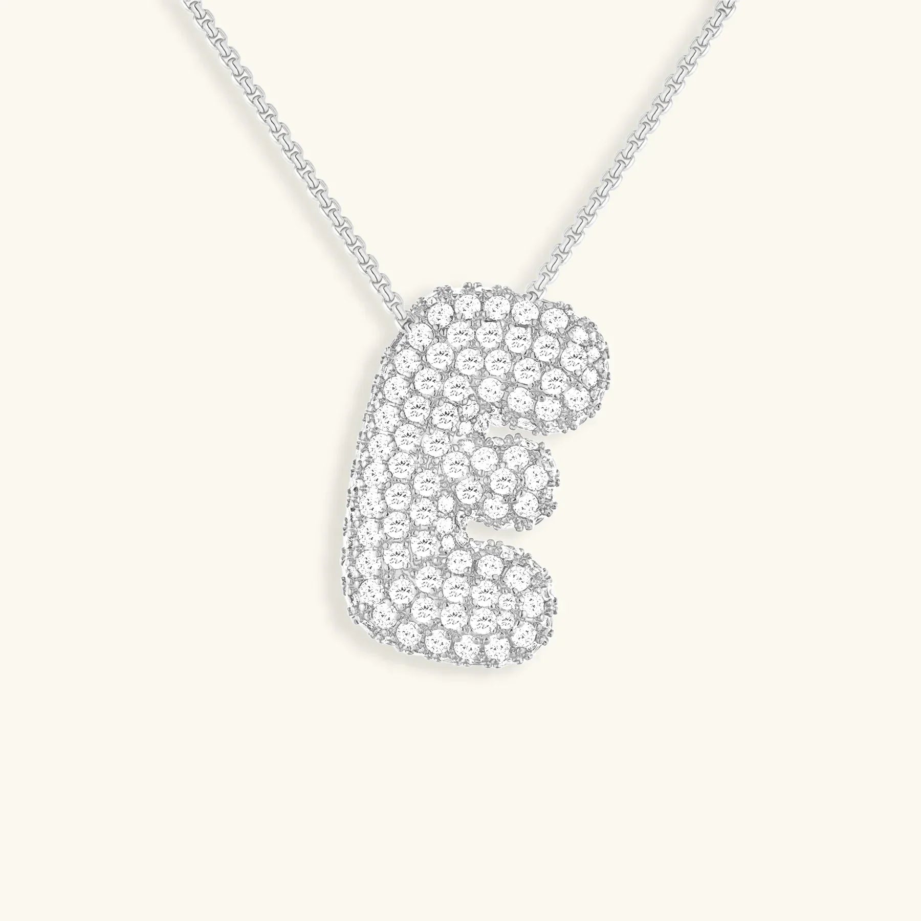 Bubble Initial Diamond kaulakoru