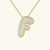 Bubble Initial Diamond kaulakoru