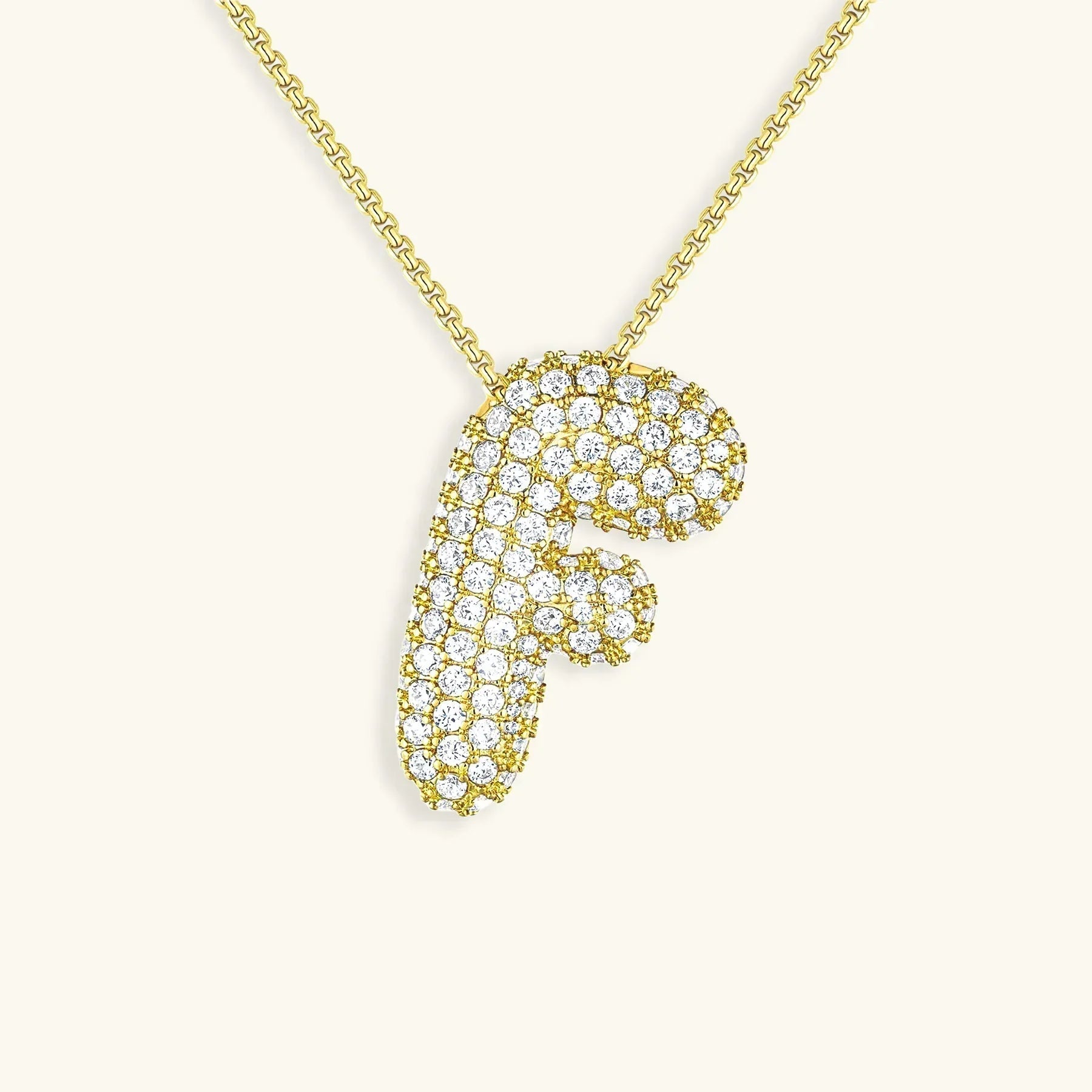Bubble Initial Diamond kaulakoru