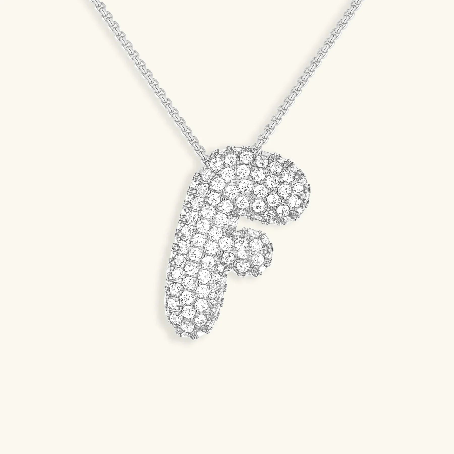 Bubble Initial Diamond kaulakoru