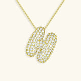 Bubble Initial Diamond kaulakoru