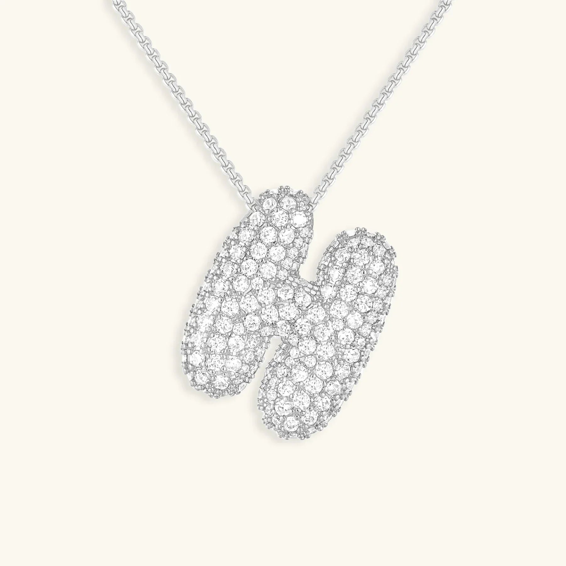 Bubble Initial Diamond kaulakoru