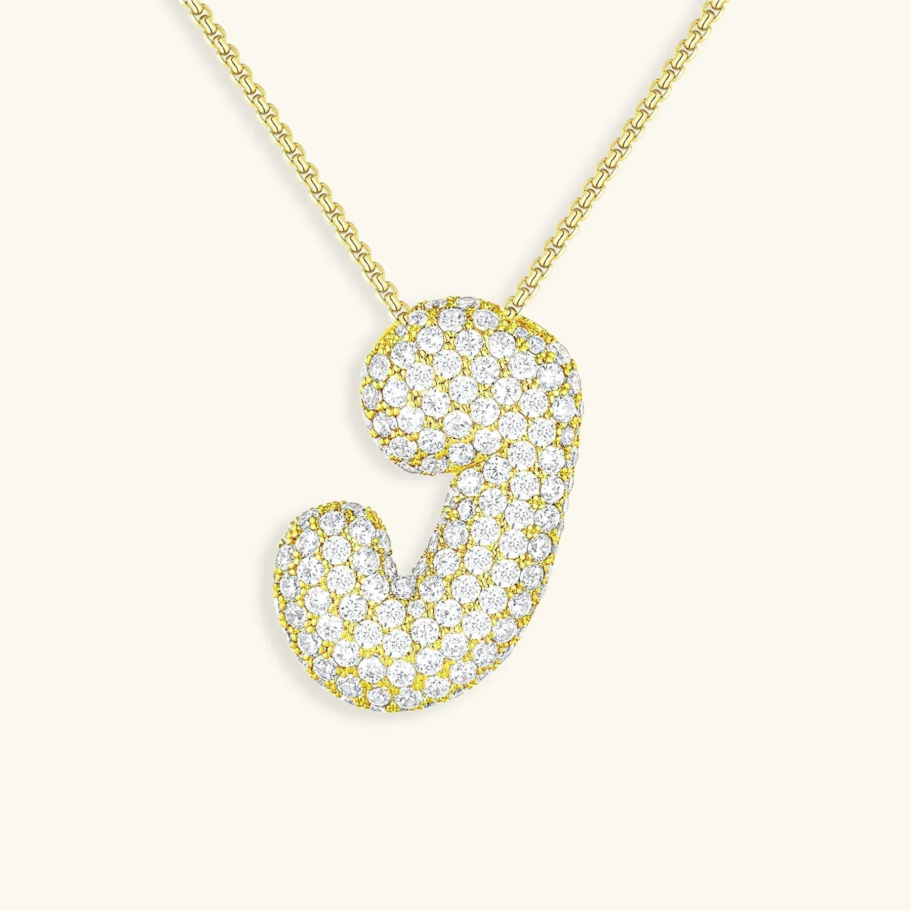 Bubble Initial Diamond kaulakoru