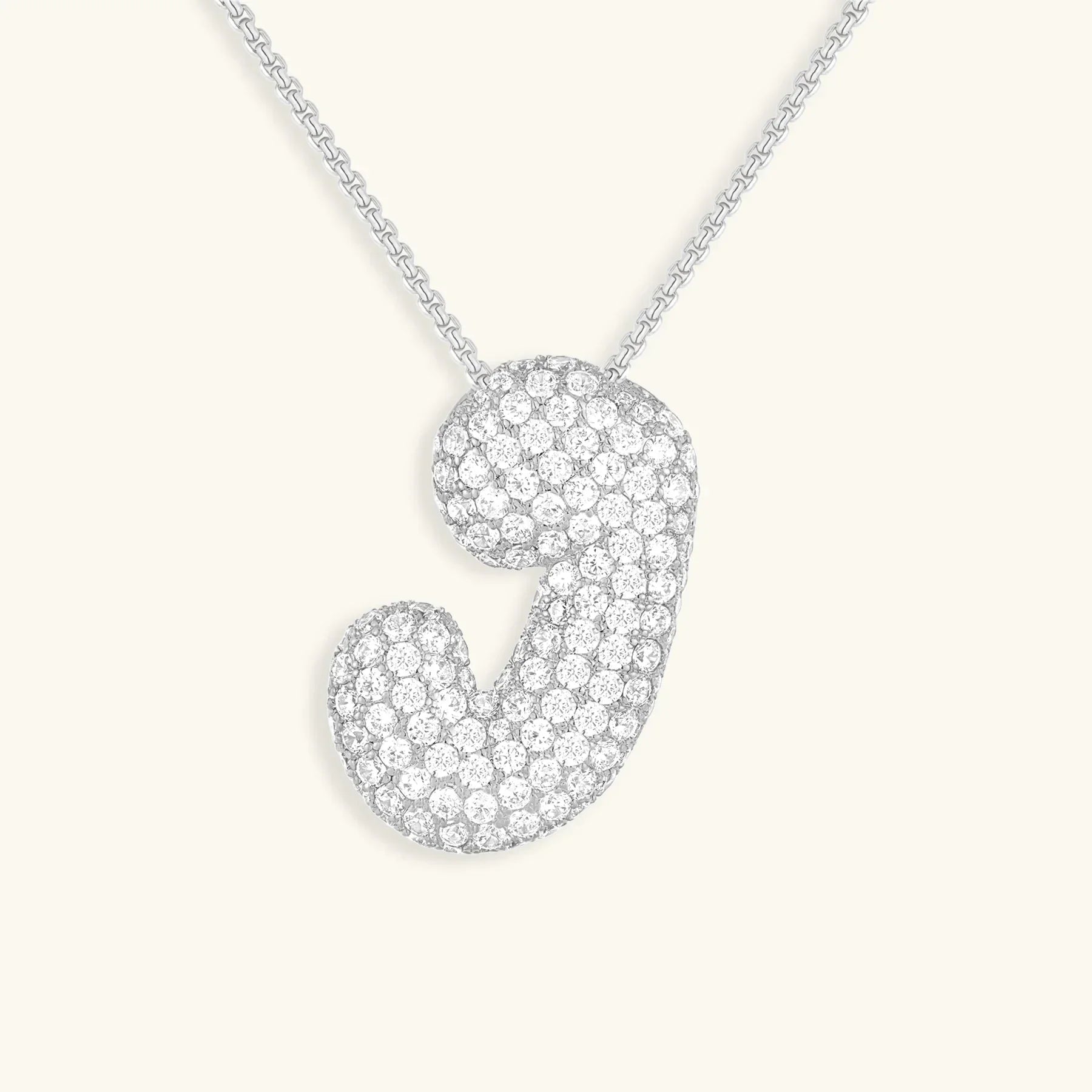 Bubble Initial Diamond kaulakoru