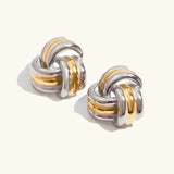 Avielle Chunky Gold Solmukorvakorut