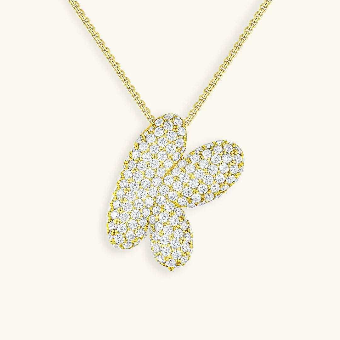 Bubble Initial Diamond kaulakoru