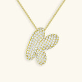 Bubble Initial Diamond kaulakoru