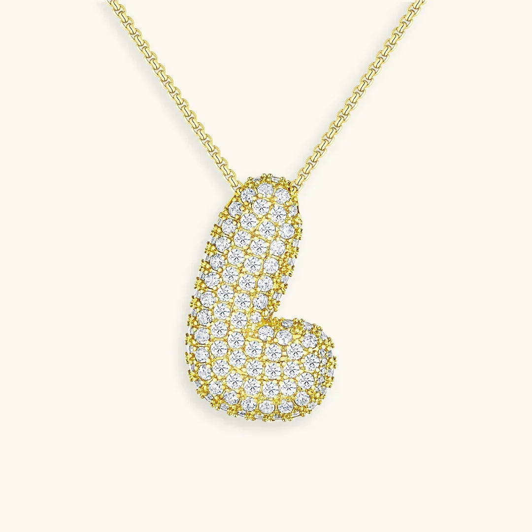 Bubble Initial Diamond kaulakoru