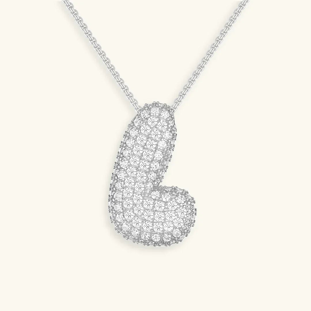Bubble Initial Diamond kaulakoru