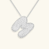 Bubble Initial Diamond kaulakoru