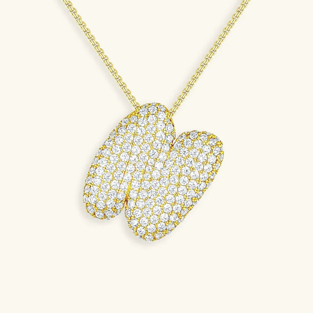 Bubble Initial Diamond kaulakoru