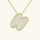 Bubble Initial Diamond kaulakoru