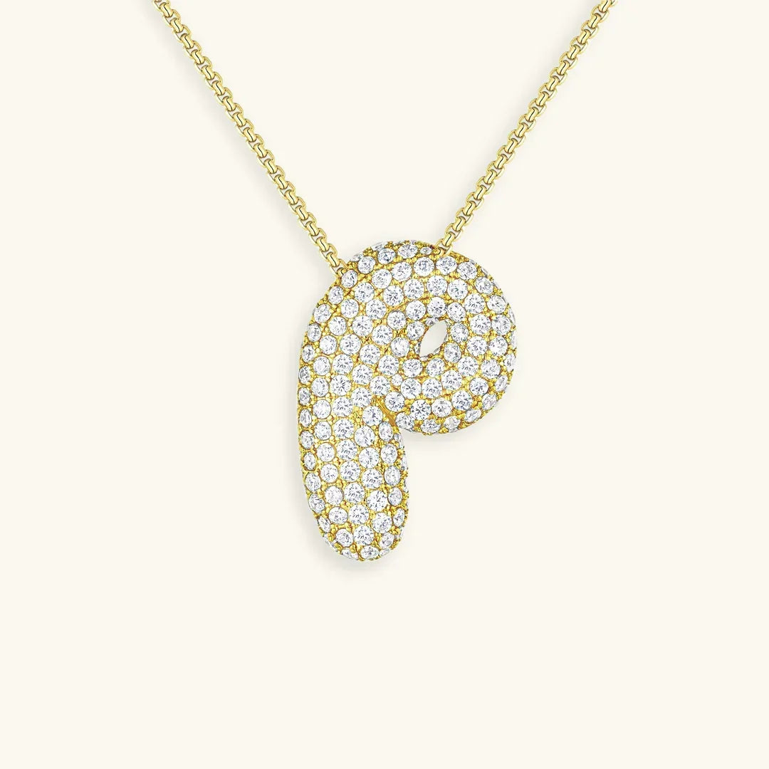 Bubble Initial Diamond kaulakoru