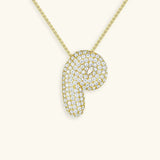 Bubble Initial Diamond kaulakoru