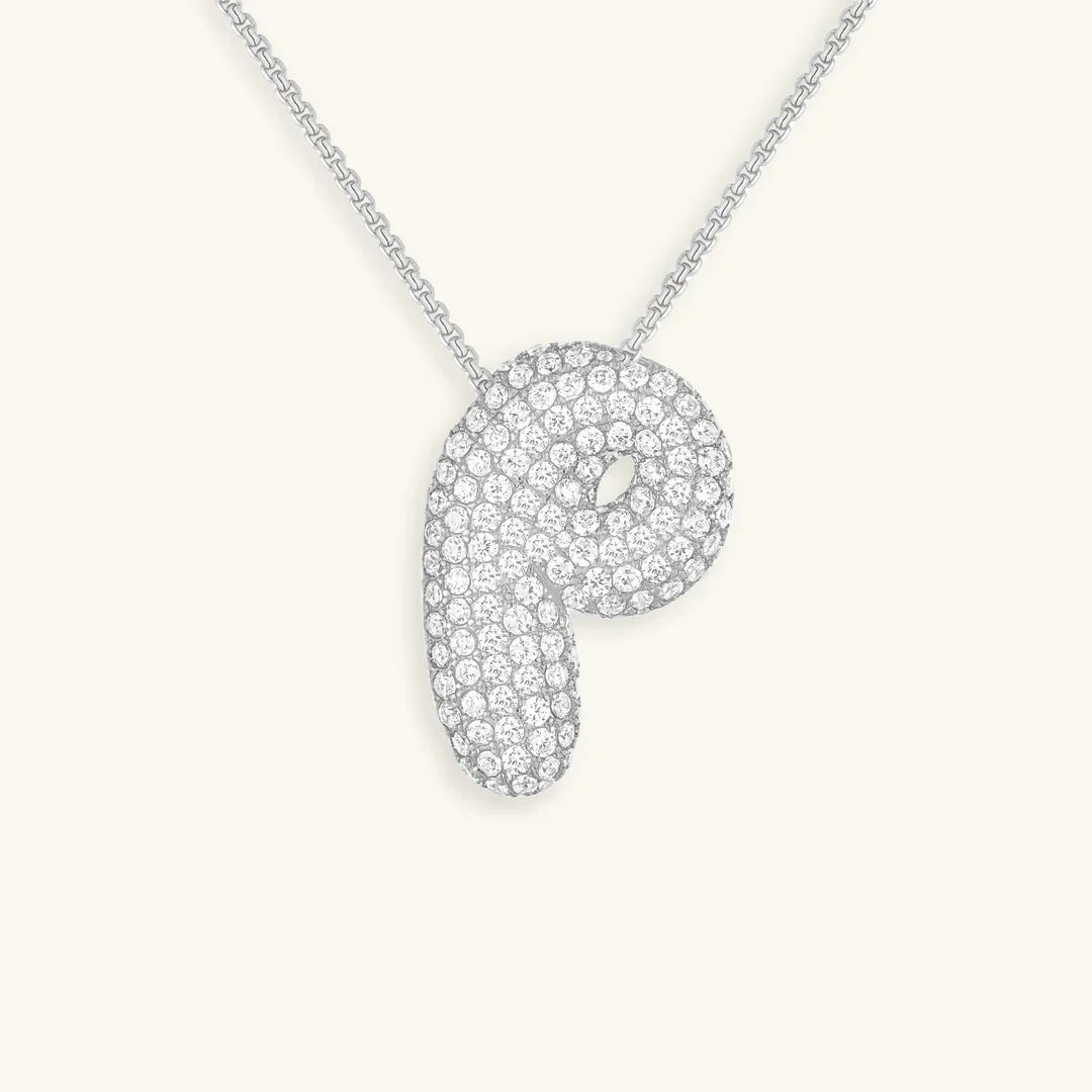 Bubble Initial Diamond kaulakoru