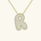 Bubble Initial Diamond kaulakoru
