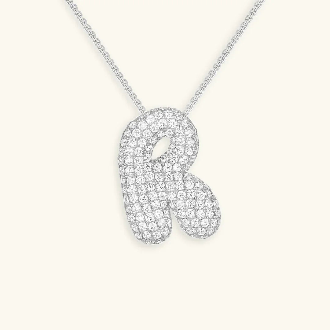 Bubble Initial Diamond kaulakoru