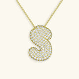 Bubble Initial Diamond kaulakoru