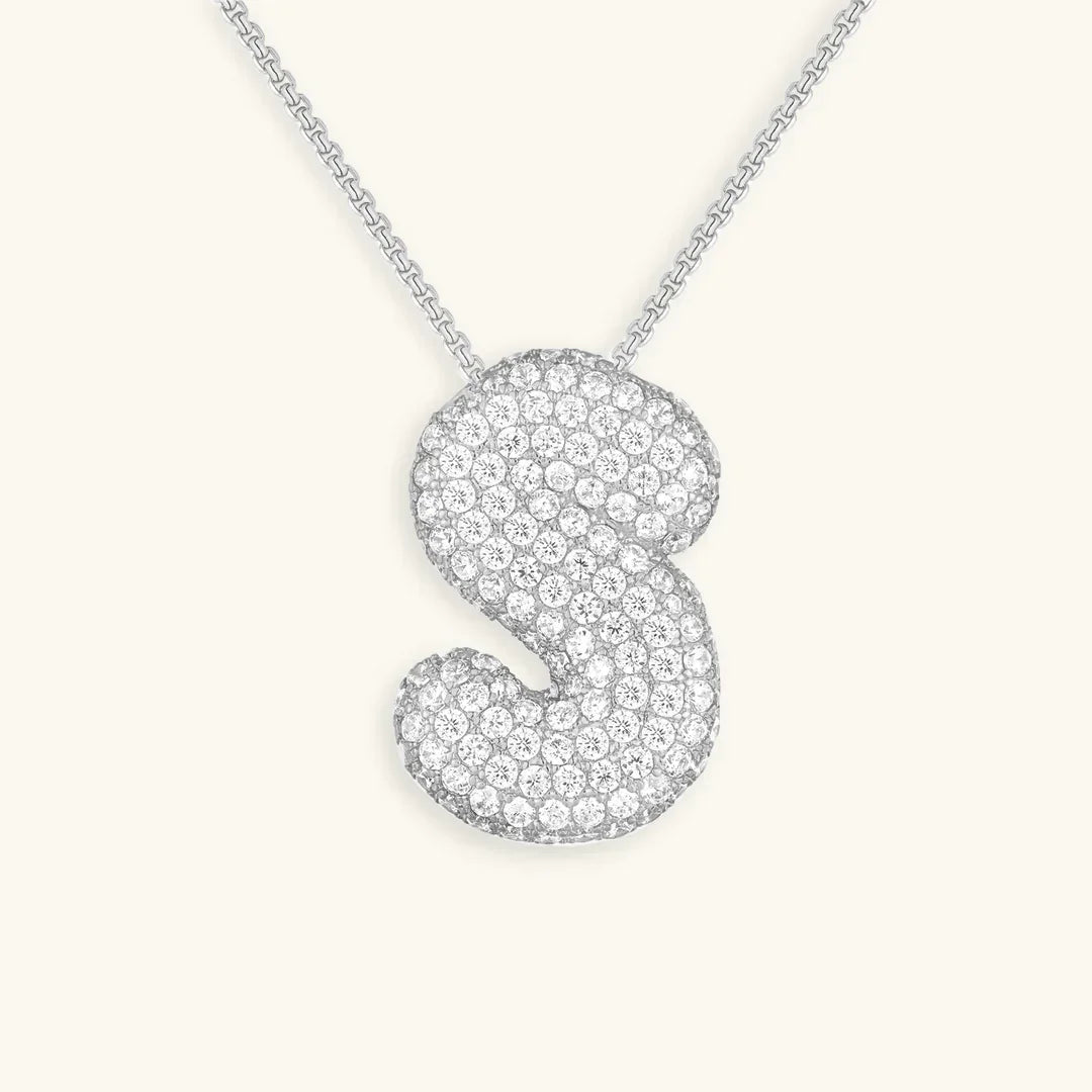 Bubble Initial Diamond kaulakoru