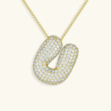 Bubble Initial Diamond kaulakoru