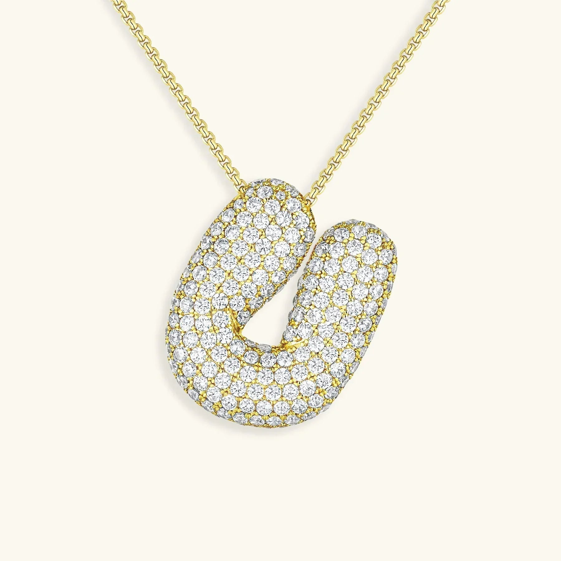 Bubble Initial Diamond kaulakoru