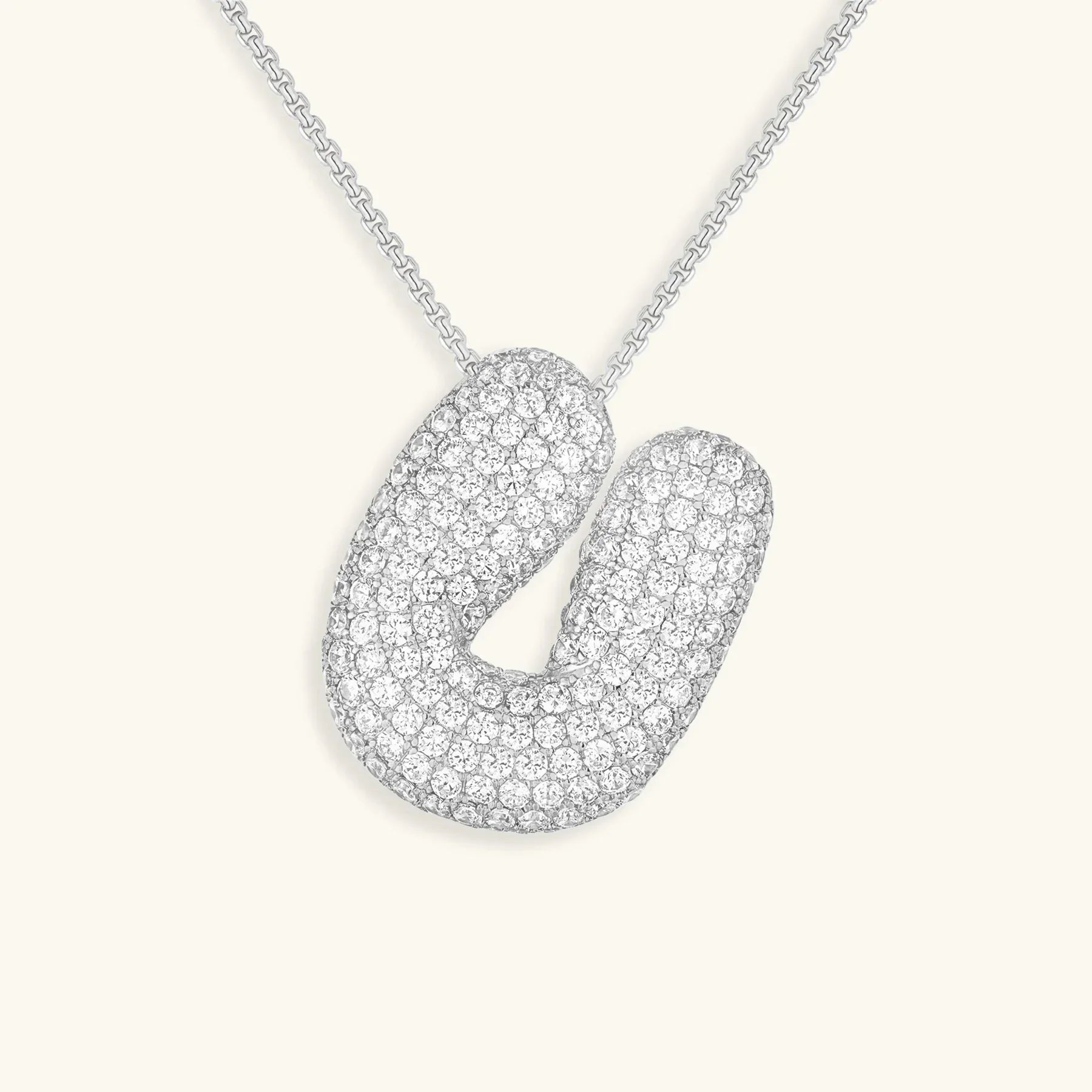Bubble Initial Diamond kaulakoru