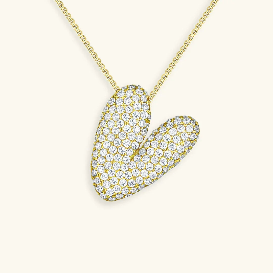 Bubble Initial Diamond kaulakoru