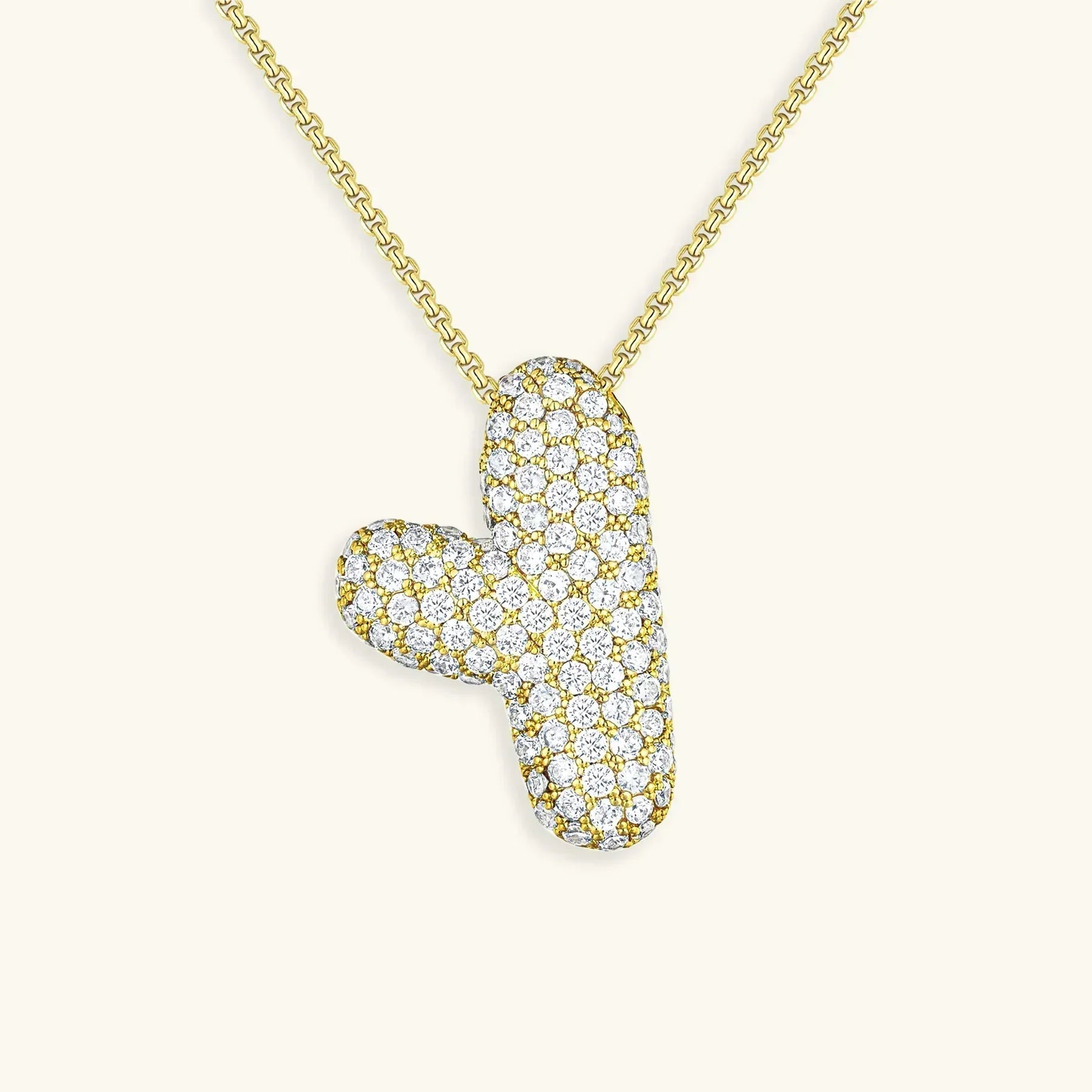 Bubble Initial Diamond kaulakoru