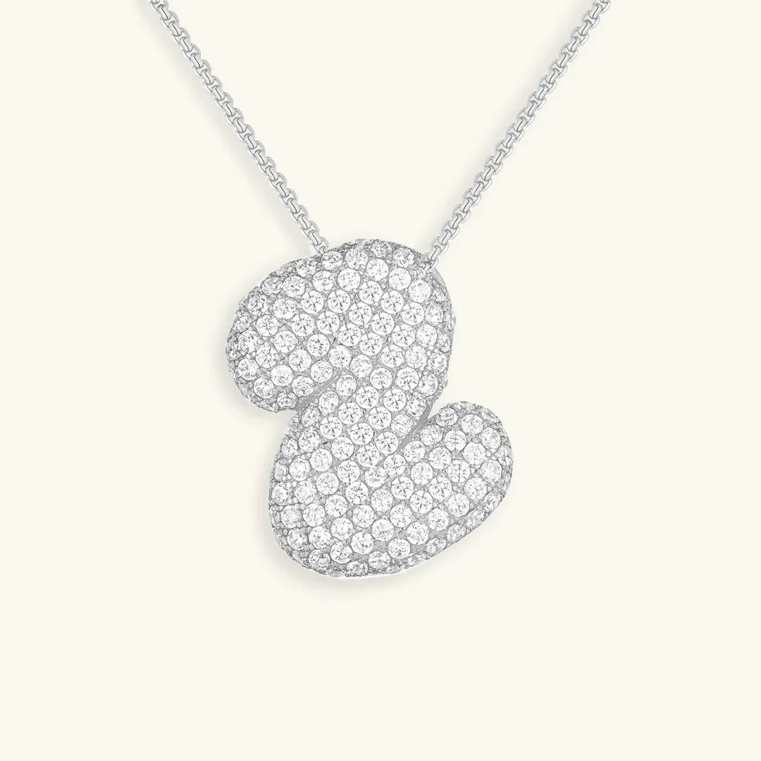 Bubble Initial Diamond kaulakoru