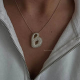 Bubble Initial Diamond kaulakoru